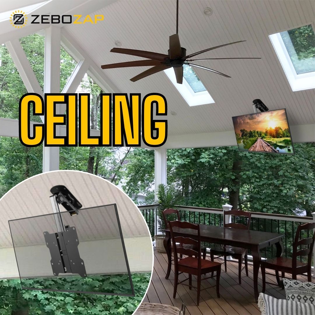 Outdoor TV Ceiling Mount ZeboZap