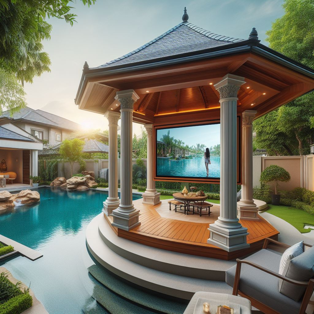 Can you mount a TV on a Gazebo grill? ZeboZap