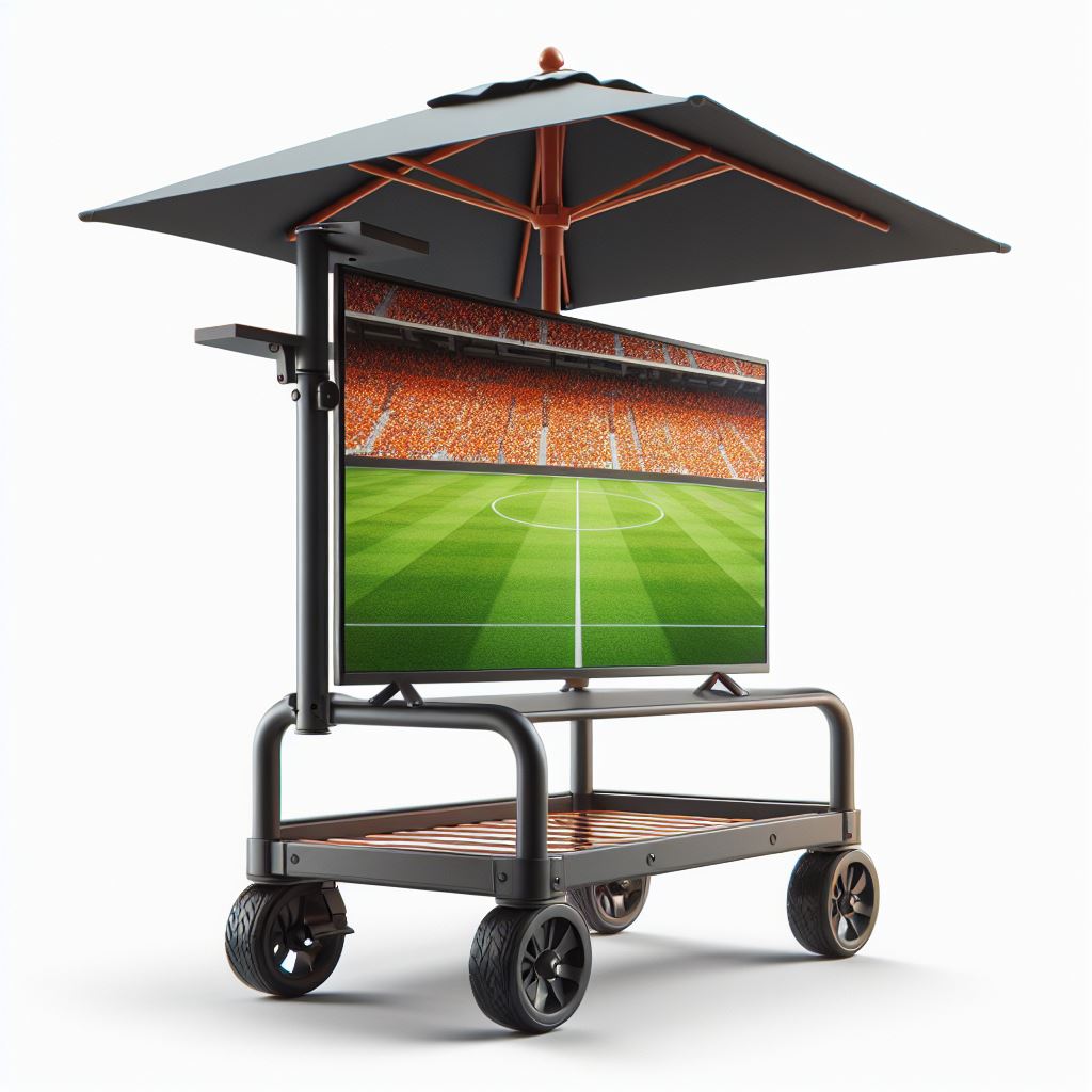 Outdoor TV Stand With Wheels ZeboZap Outdoor Tv Stand With Wheels Zebozap