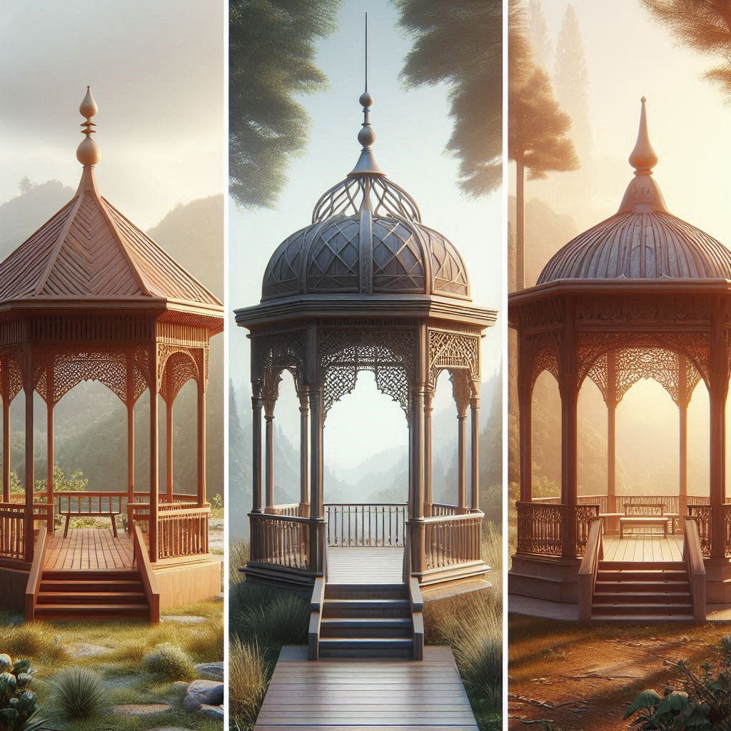Wood Gazebo vs Metal Gazebo vs Concrete Gazebo ZeboZap