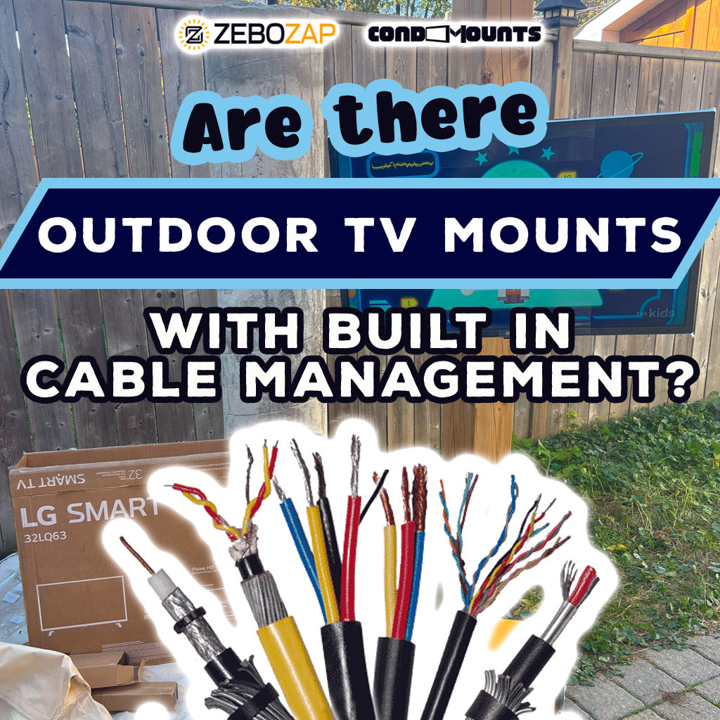 Elevating Your Outdoor TV Experience: The Advantages of Outdoor TV Mounts with Built-In Cable Management