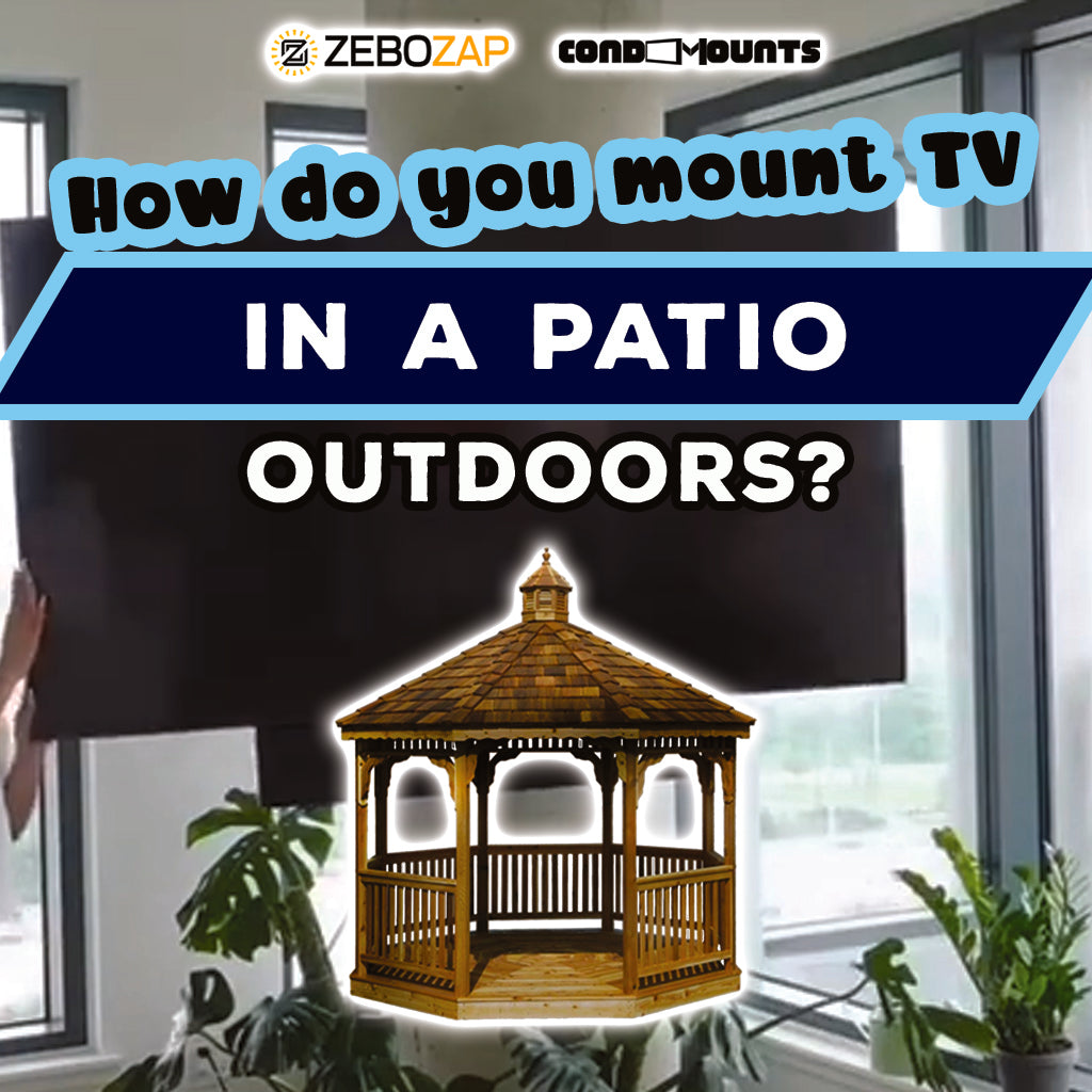 How do you mount a TV outside the patio? – ZeboZap