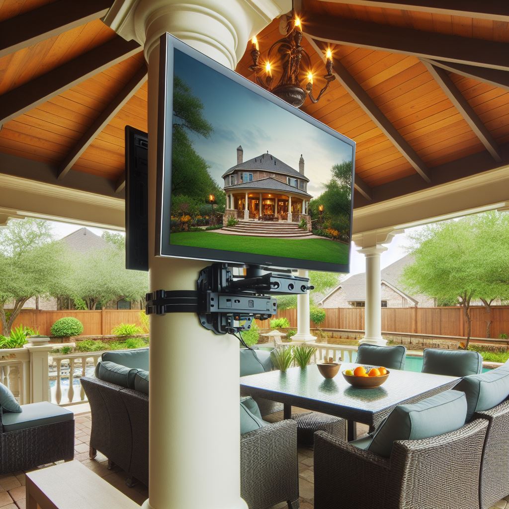 Outdoor Gazebo TV Mount ZeboZap
