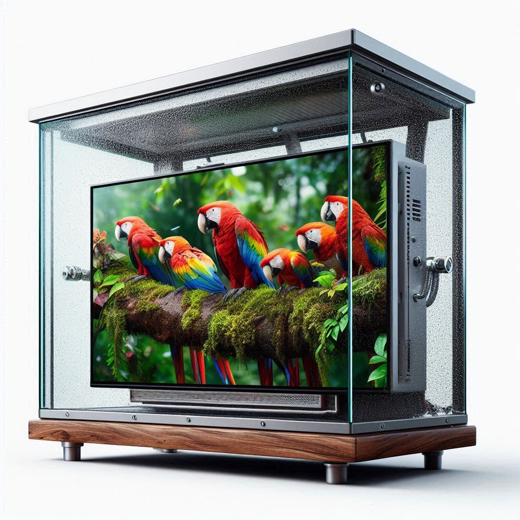 Outdoor TV enclosure ZeboZap