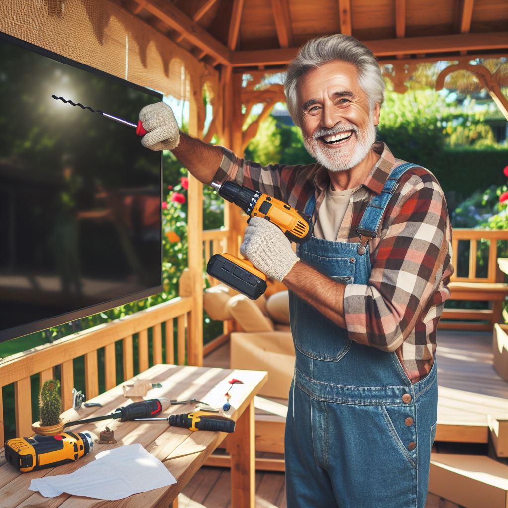 How to mount a TV in a Gazebo? ZeboZap