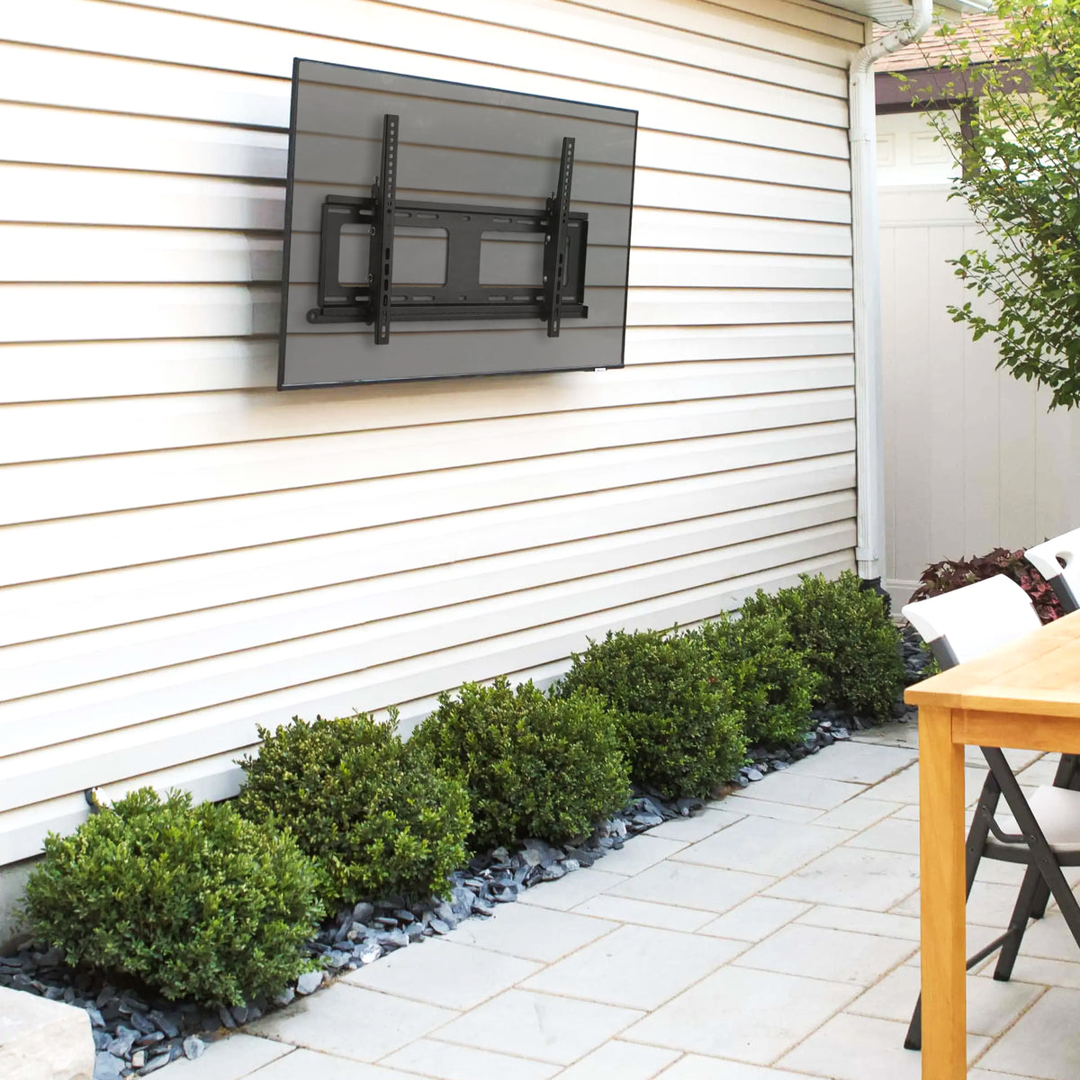 Weatherproof Outdoor TV Wall Mount | Lockable & Tilting - Low Profile ...