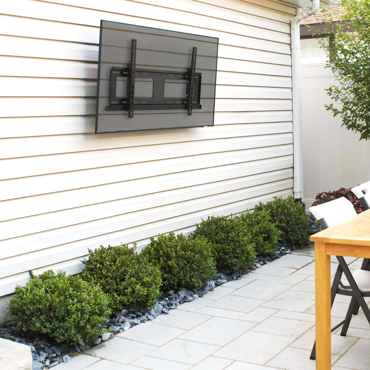 Weatherproof Outdoor TV Wall Mount | Lockable & Tilting - Low Profile ...