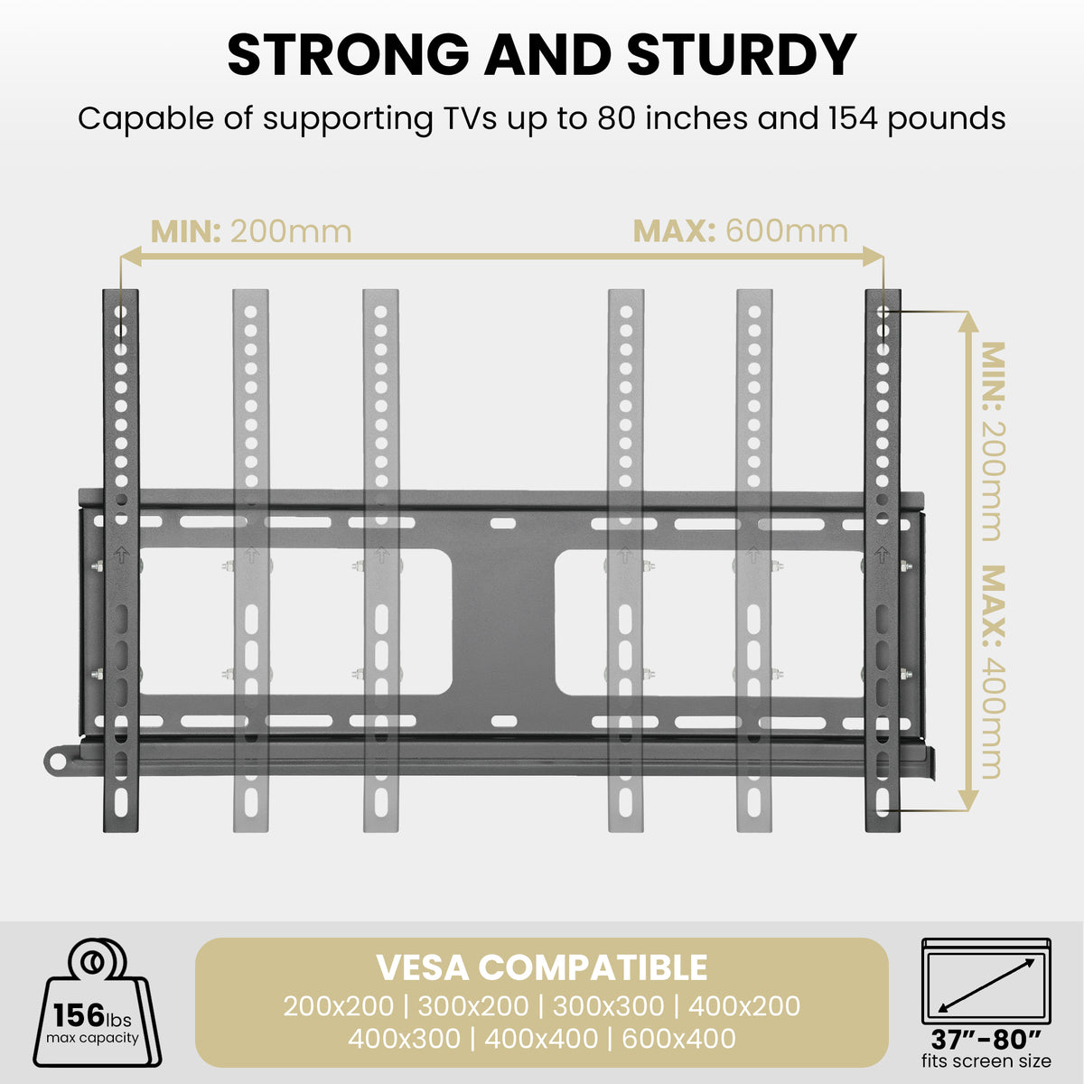 Weatherproof Outdoor TV Wall Mount | Lockable & Tilting - Low Profile ...