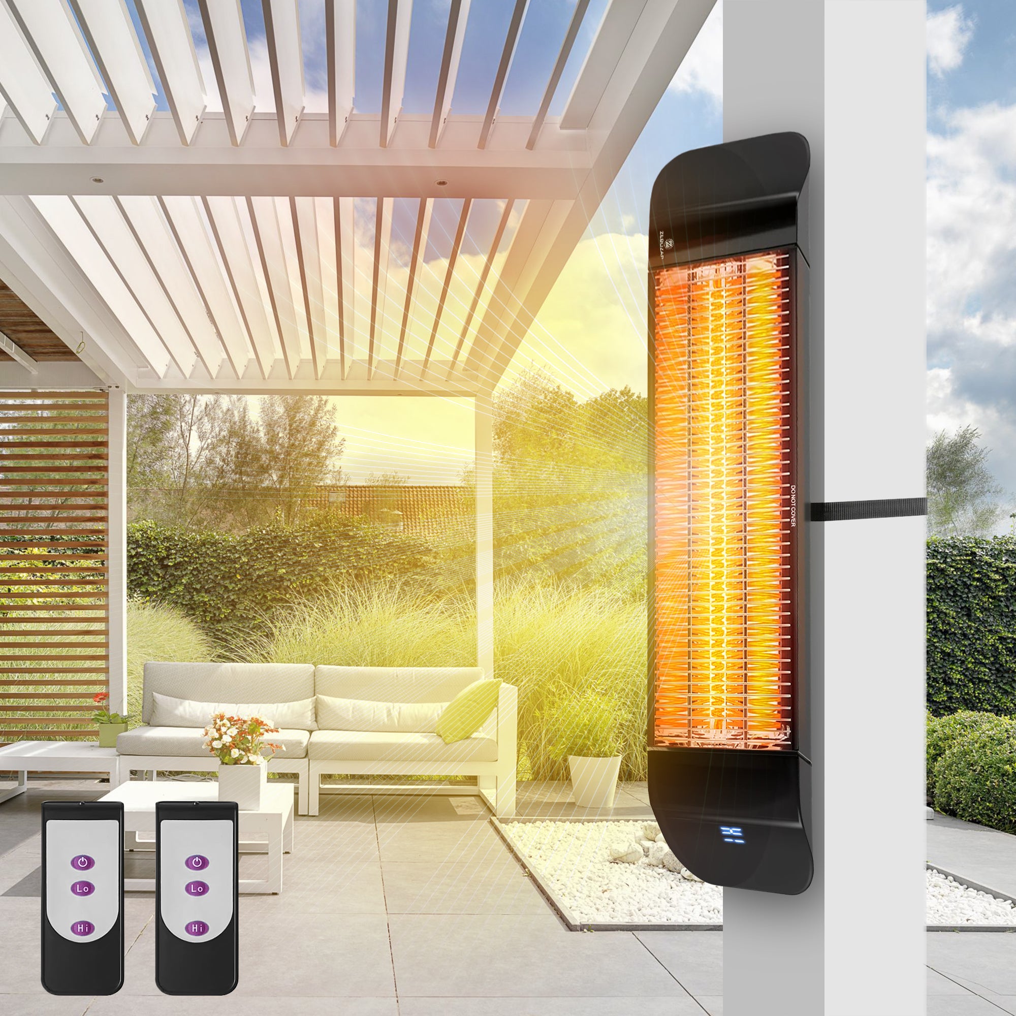Pellet Heaters For Outdoor Use Briza 1500W Infrared Patio Heater